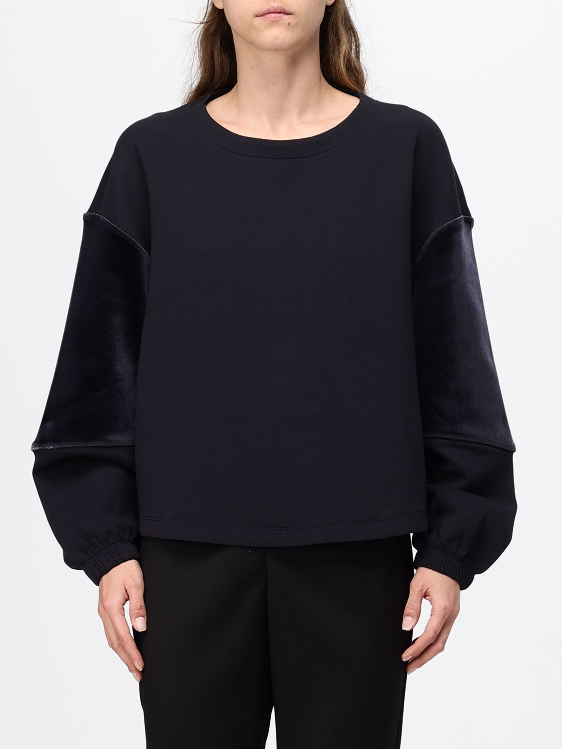 EMPORIO ARMANI Felpa Donna colore Blue