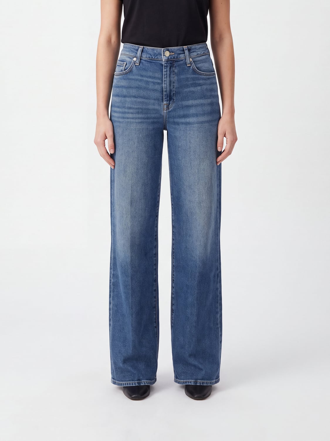 7 FOR ALL MANKIND Jeans Donna colore Denim