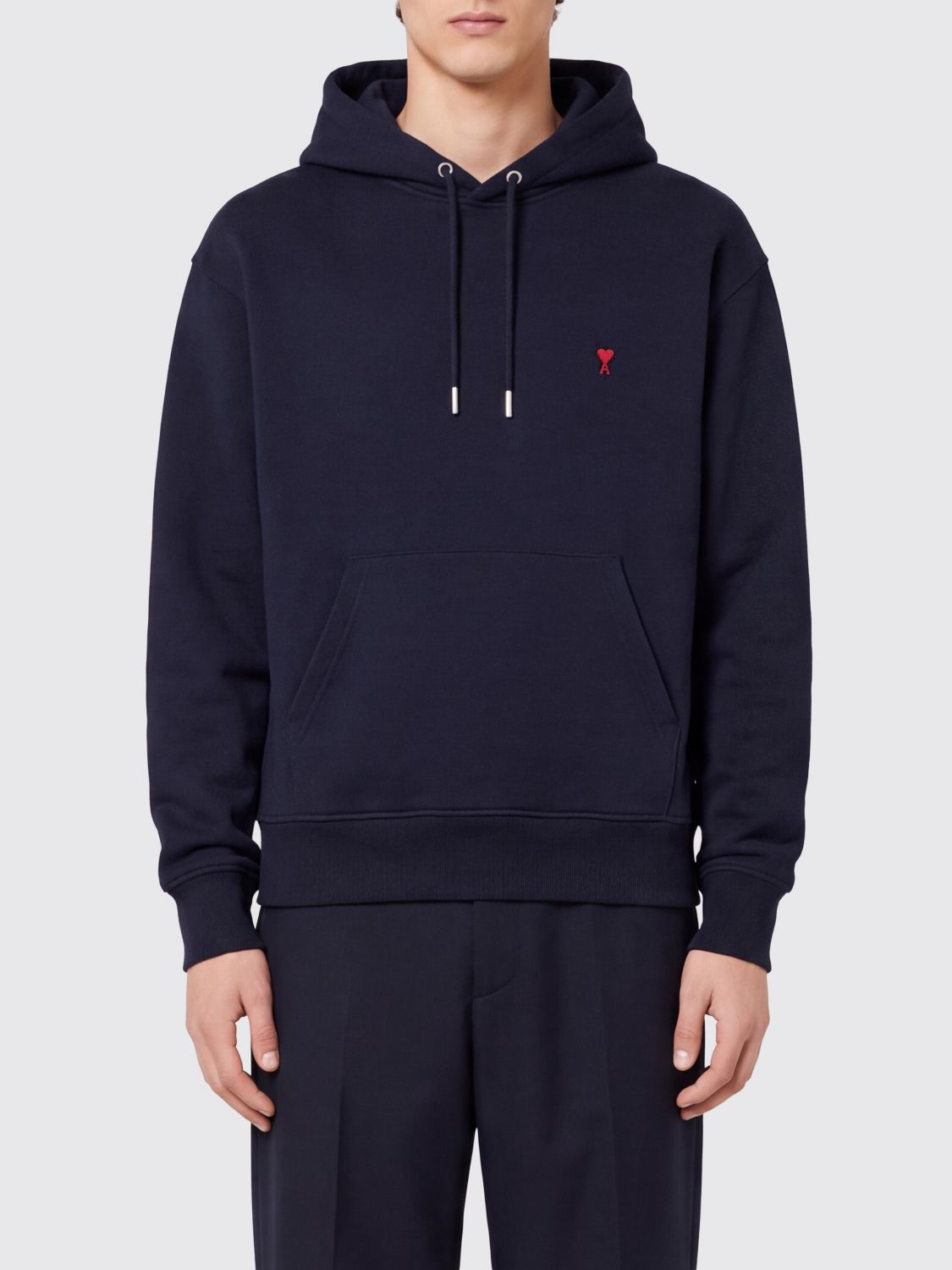 AMI PARIS Sweatshirt Men color Blue