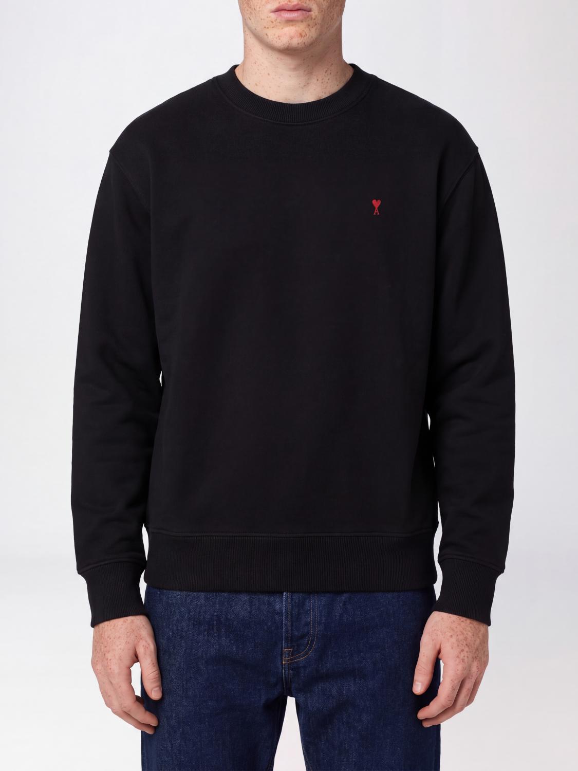 AMI PARIS Sweatshirt Men color Black