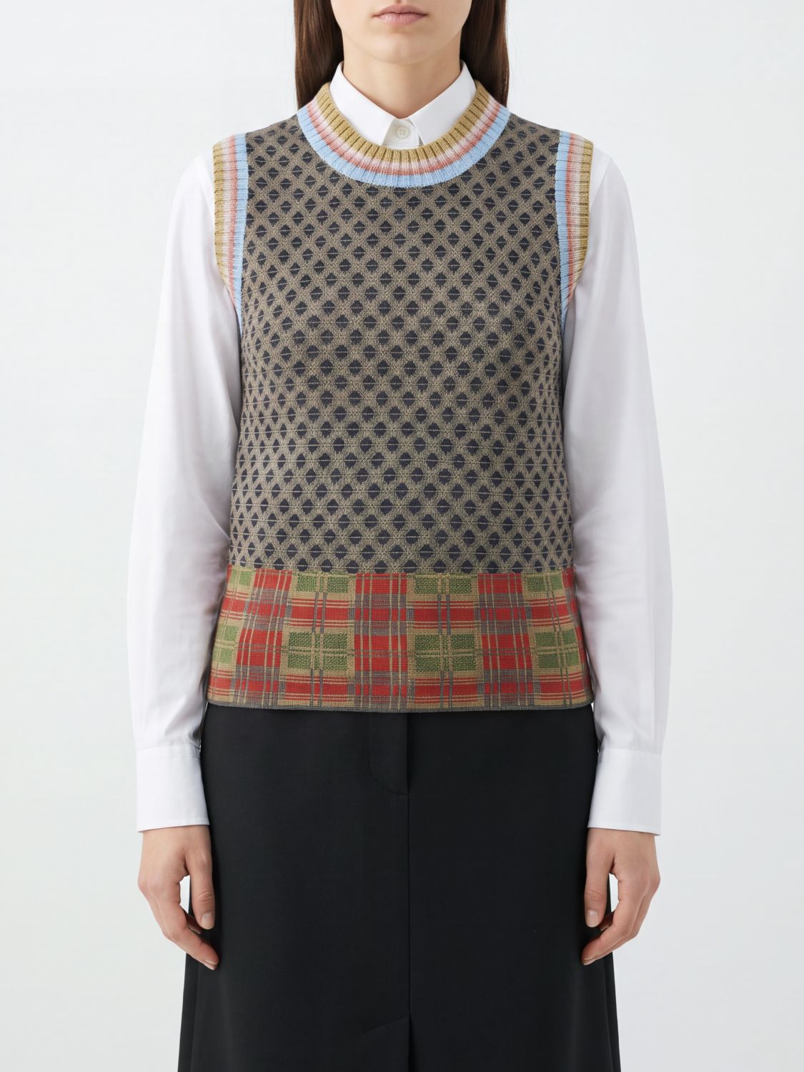 DRIES VAN NOTEN Waistcoat Woman color Forest Green