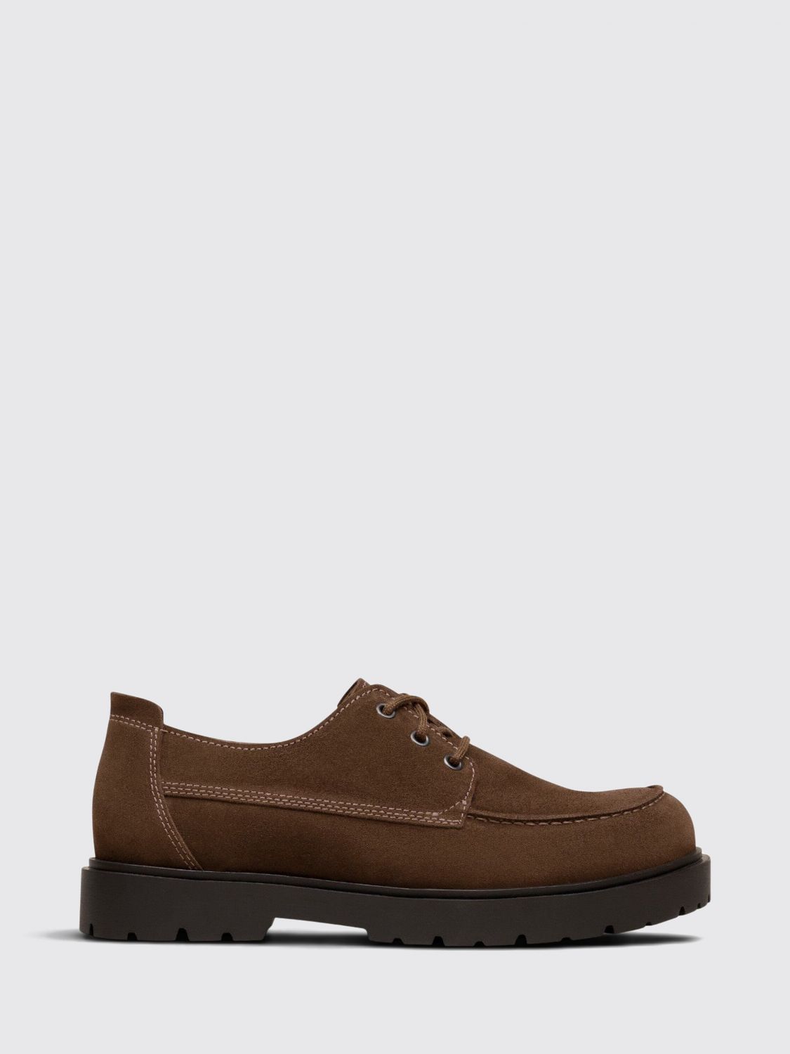 Birkenstock Highwood Suede Derby Shoes with Serrated Sole