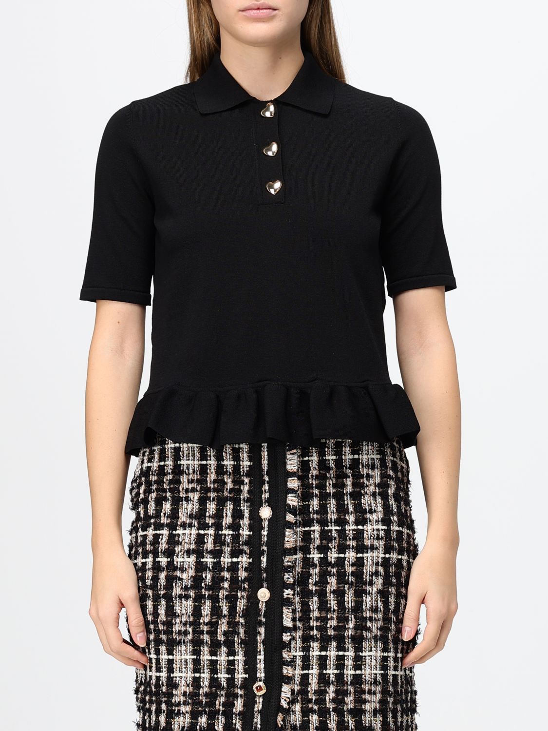 TWINSET Polo Donna colore Nero