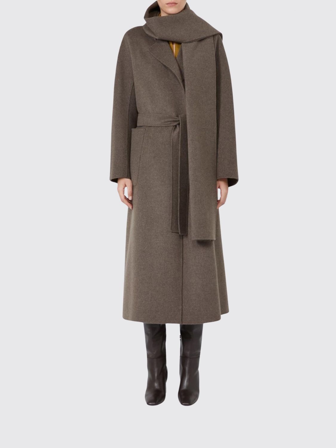 'S MAX MARA Cappotto Donna colore Bruciato
