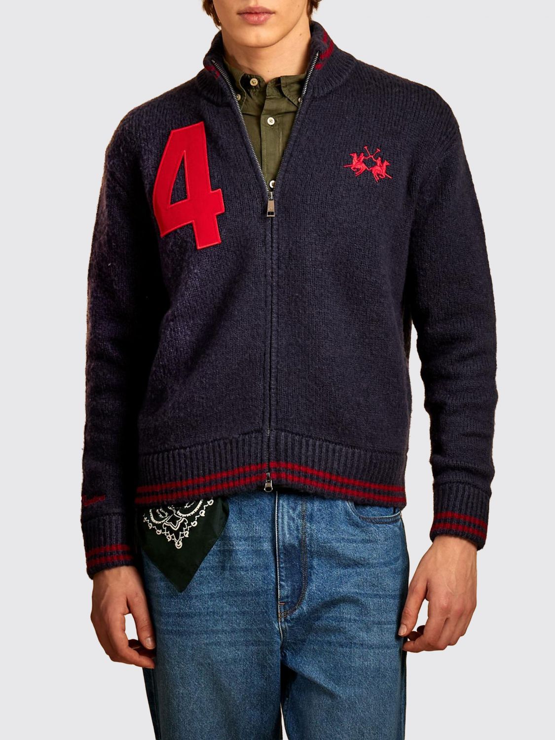 La Martina Sweater Men Color Navy