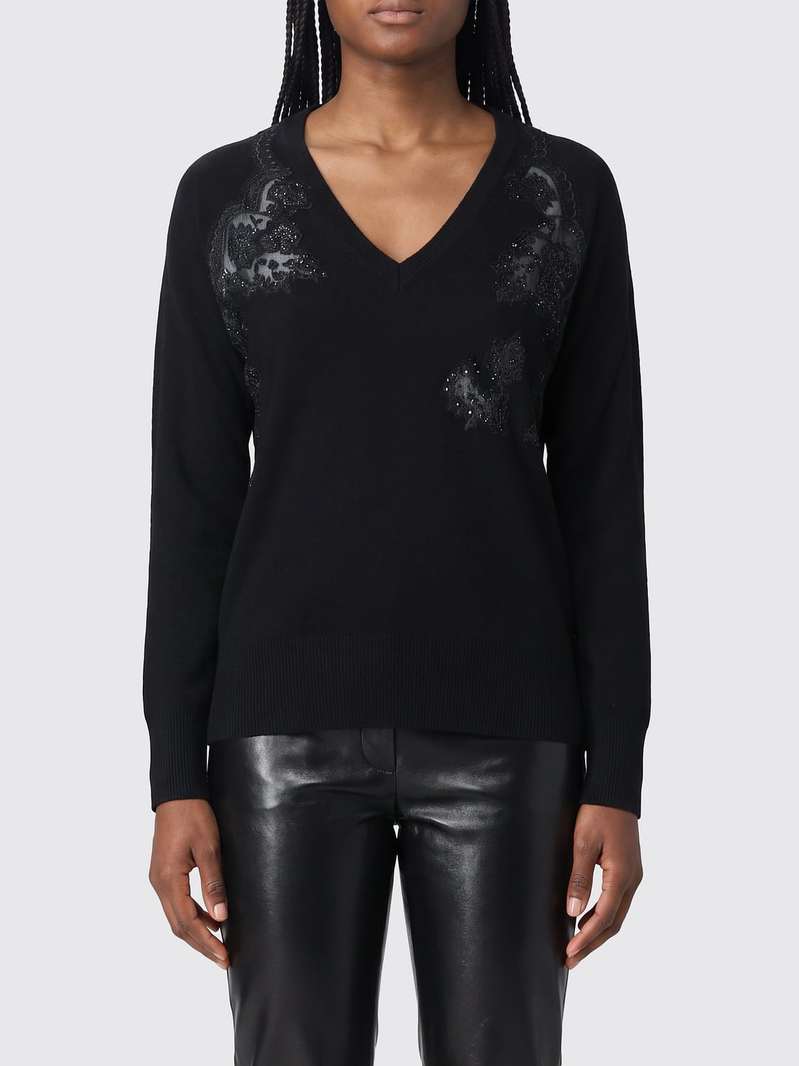 ERMANNO FIRENZE Sweater Woman color Black