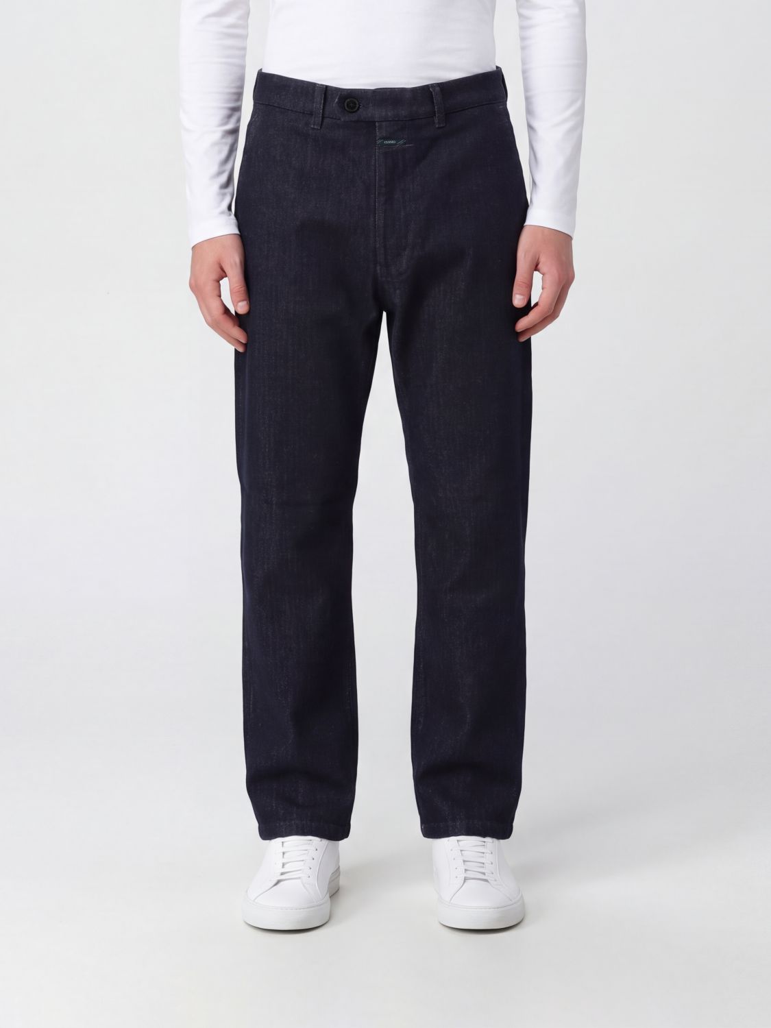 CLOSED Pants Men color Blue