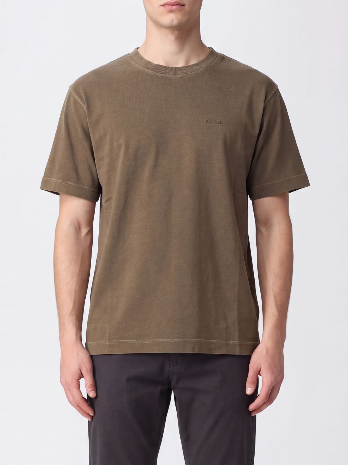 CLOSED T-Shirt Men color Brown