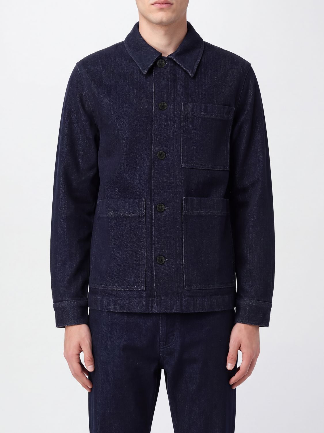 CLOSED Jacket Men color Blue