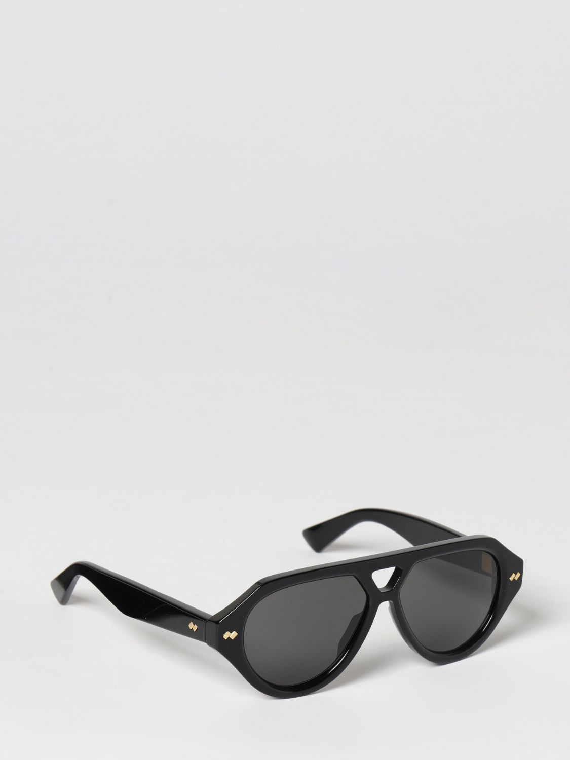 BOTTEGA VENETA Double Bridge Aviator Sunglasses in Recycled Acetate BOTTEGA VENETA Double Bridge Aviator Sunglasses in Recycled Acetate