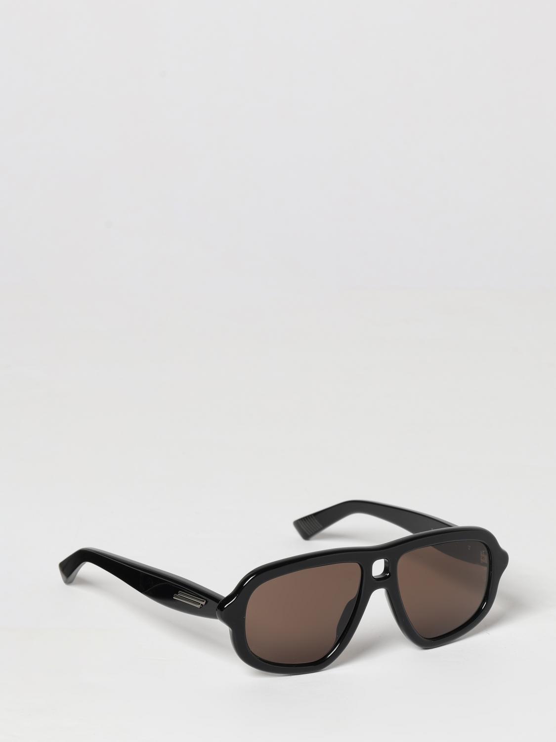 BOTTEGA VENETA Double Bridge Aviator Sunglasses in Recycled Acetate BOTTEGA VENETA Double Bridge Aviator Sunglasses in Recycled Acetate