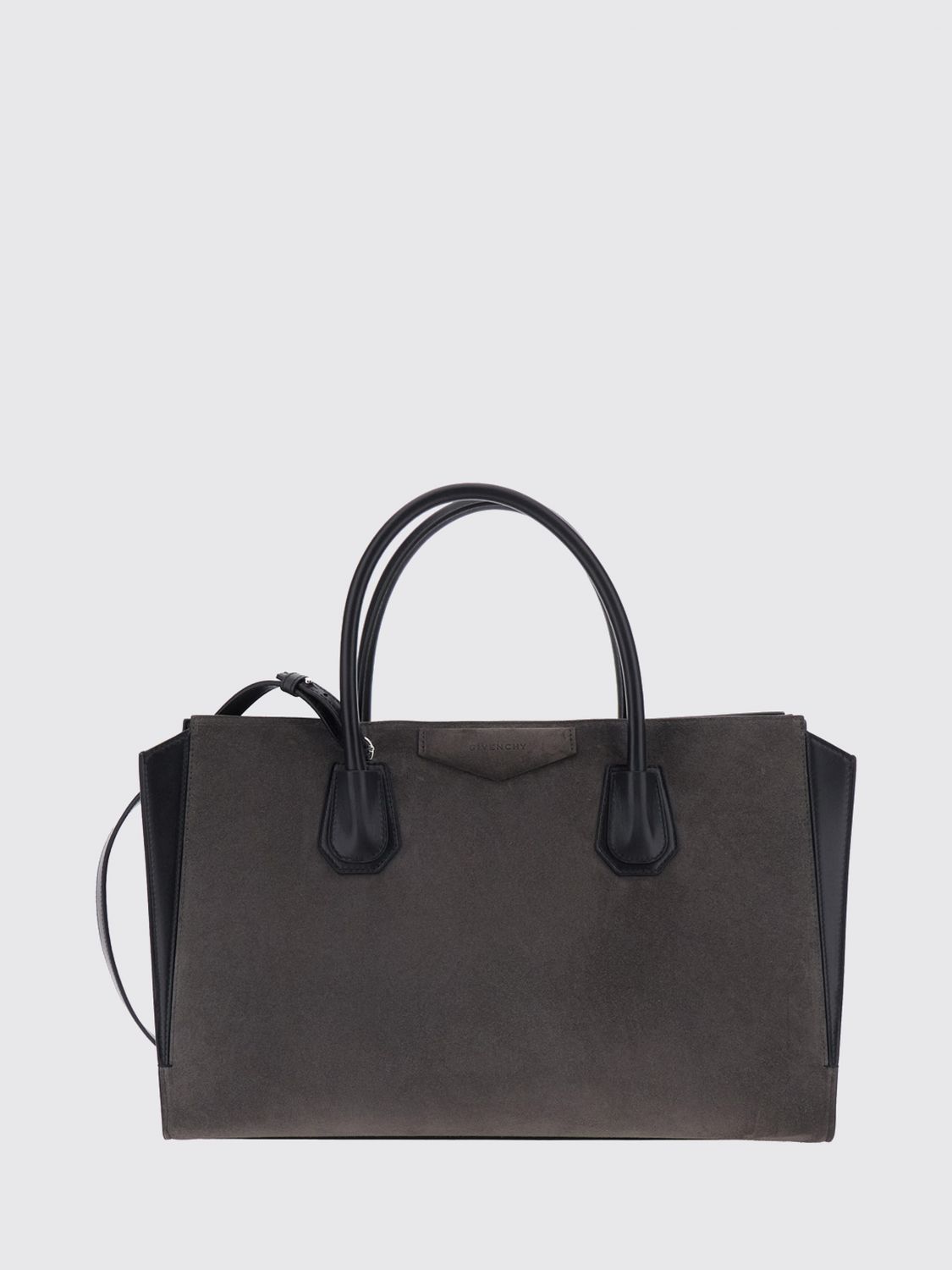 GIVENCHY Medium Antigona Suede Calfskin Tote Bag with Shoulder Strap GIVENCHY Medium Antigona Suede Calfskin Tote Bag with Shoulder Strap