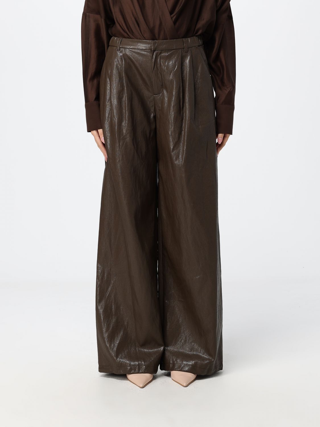 ELEH Pants Woman color Brown