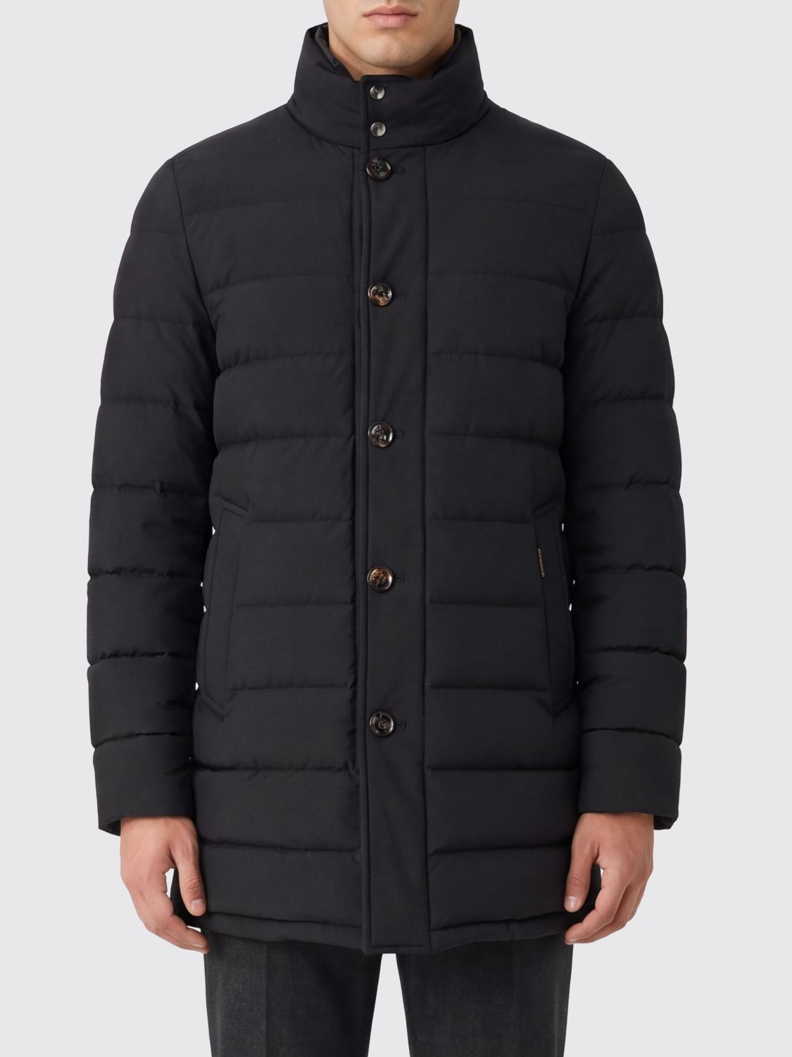 MOORER Coat Men color Blue