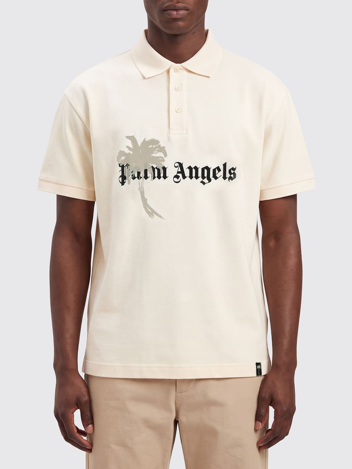 PALM ANGELS Polo Shirt Men color White