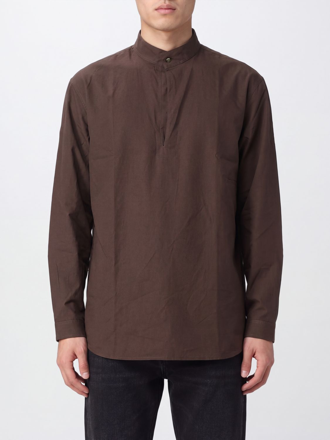 LEMAIRE T-Shirt Men color Brown