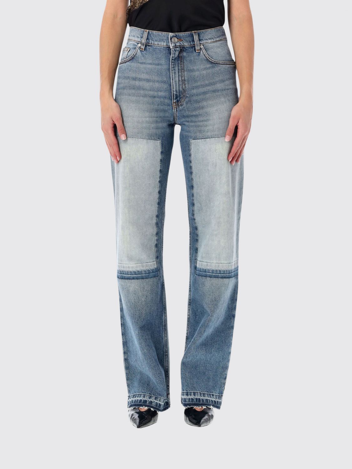 STELLA MCCARTNEY Jeans Woman color Denim