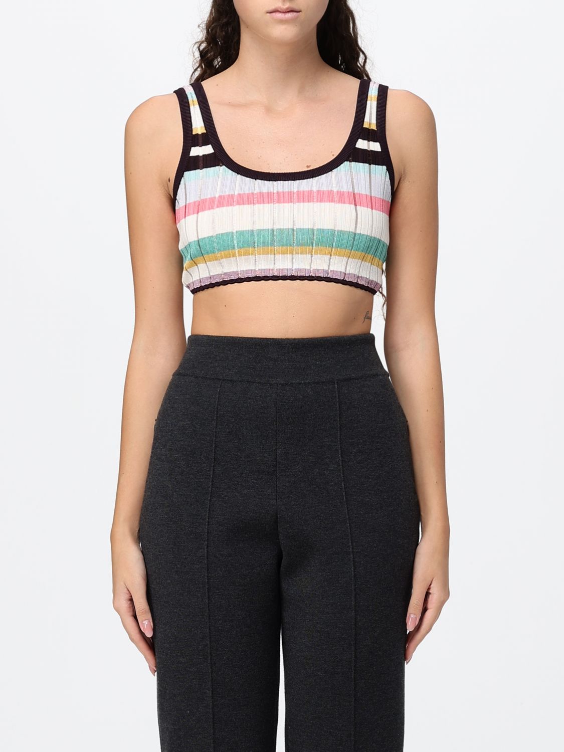 ALAÏA Top Woman color Multicolor