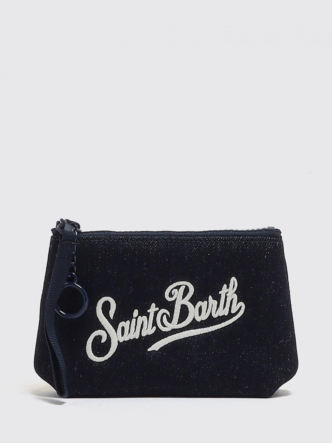 MC2 SAINT BARTH Clutch Woman color Denim