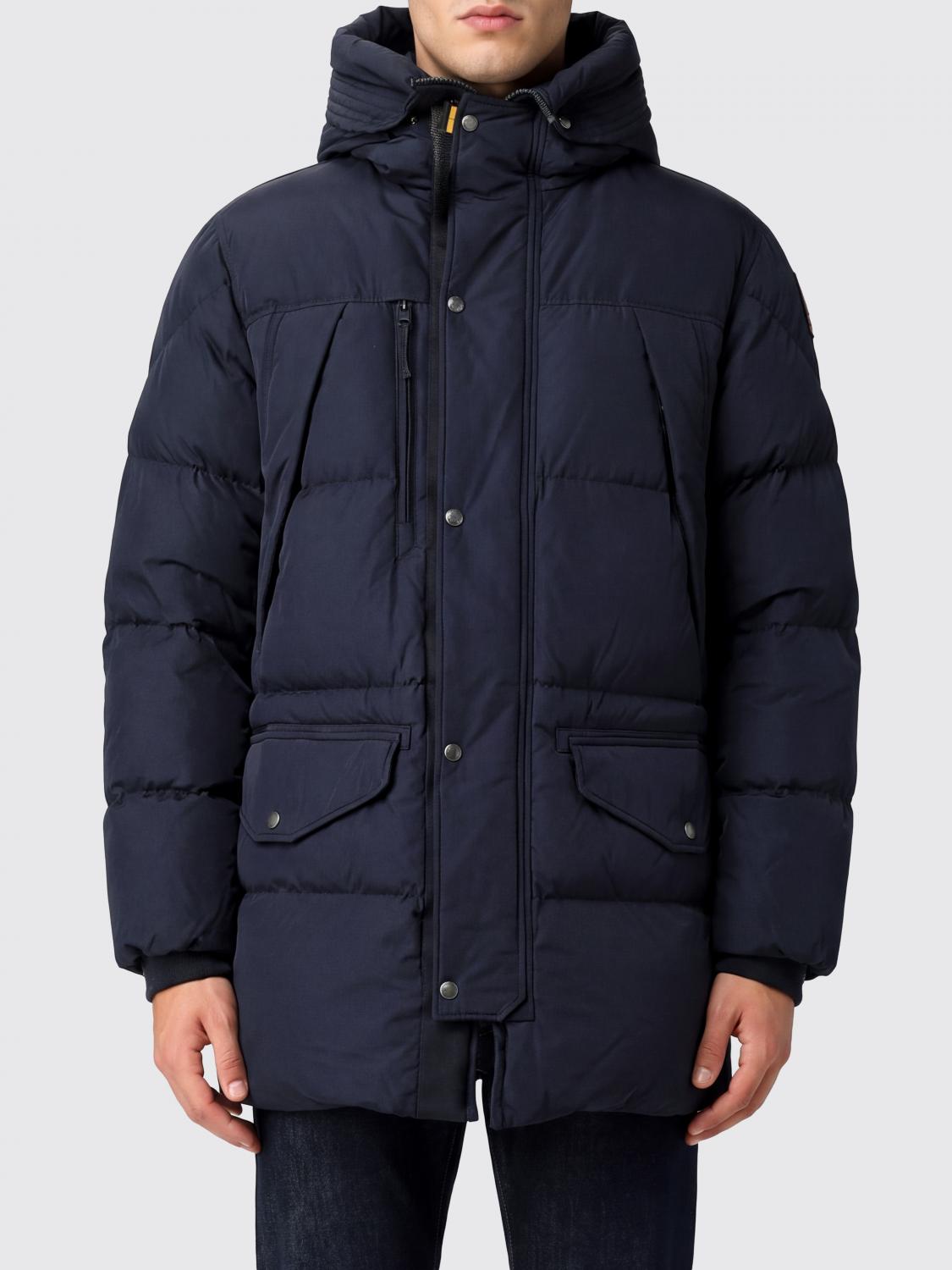 PARAJUMPERS Coat Men color Blue