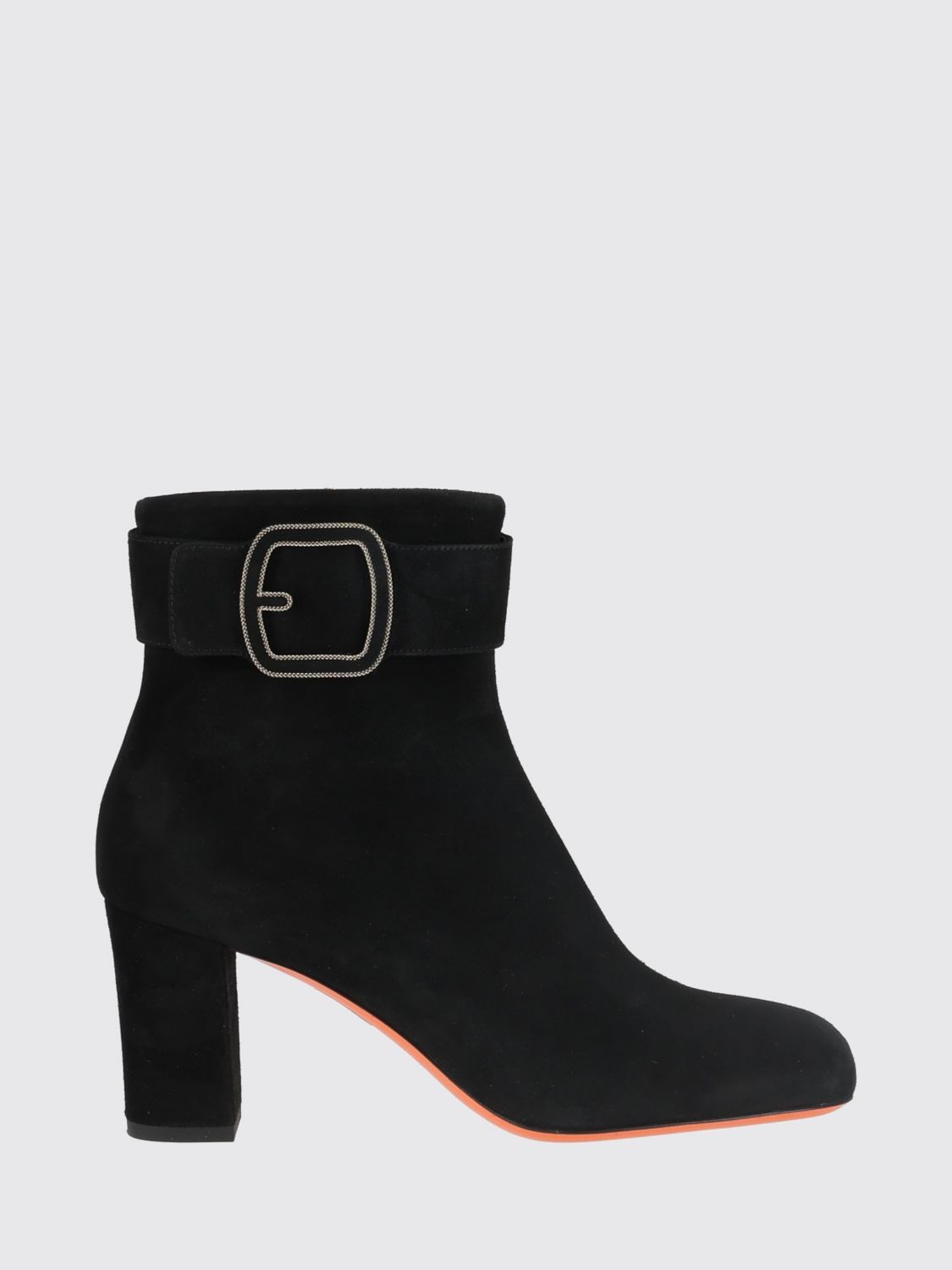SANTONI Flat Ankle Boot Woman color Black