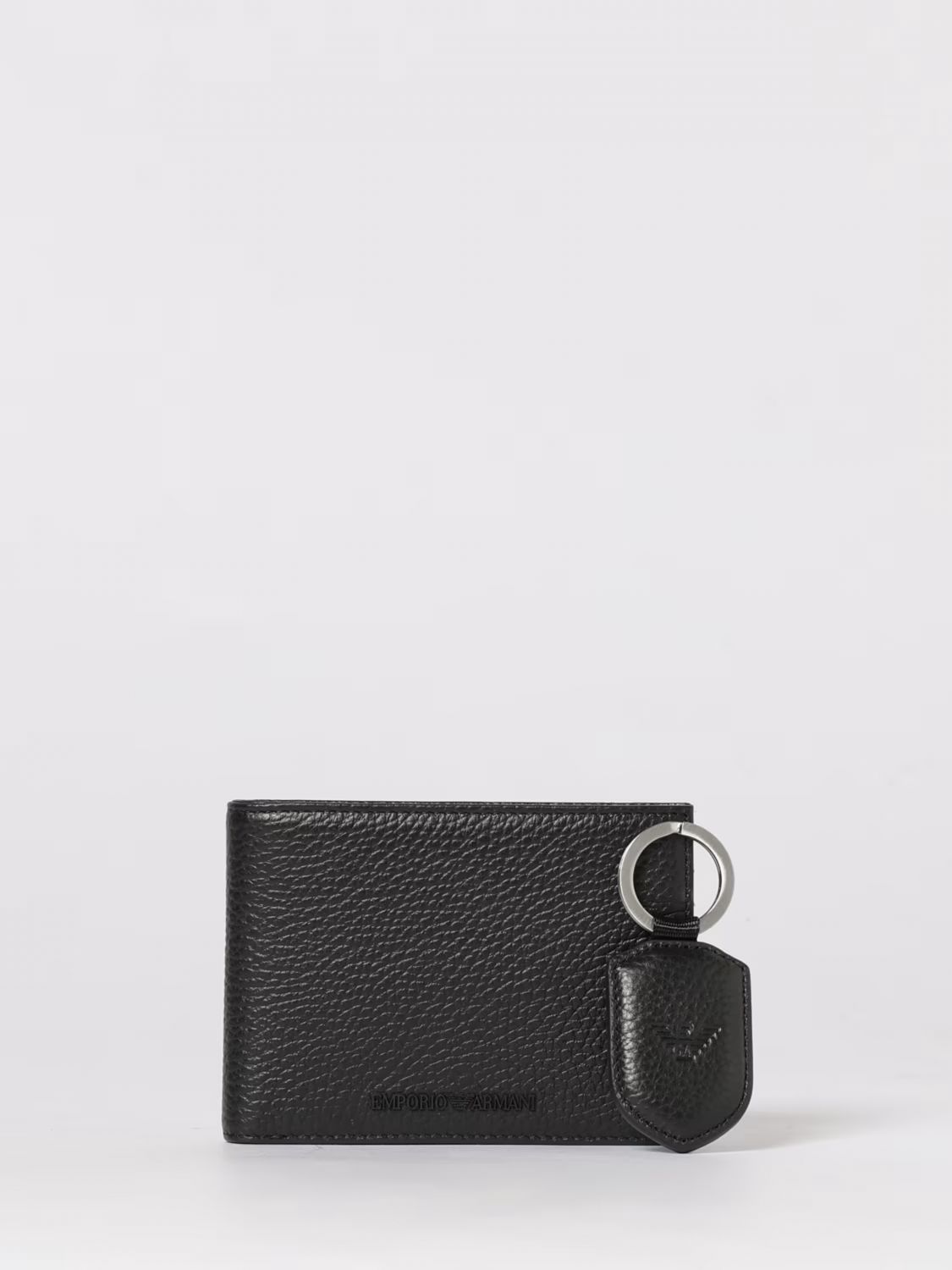 Emporio Armani Gift Box with Bovine Leather Wallet and Keyring
