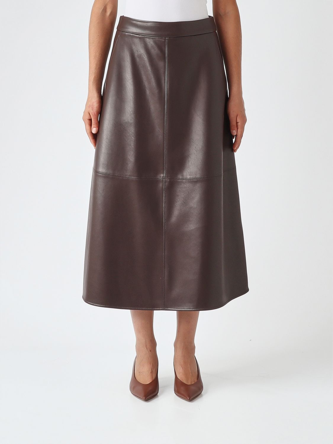 'S MAX MARA Skirt Woman color Cocoa