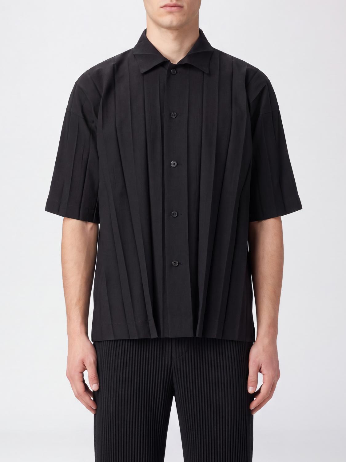 HOMME PLISSE' ISSEY MIYAKE Shirt Men color Black