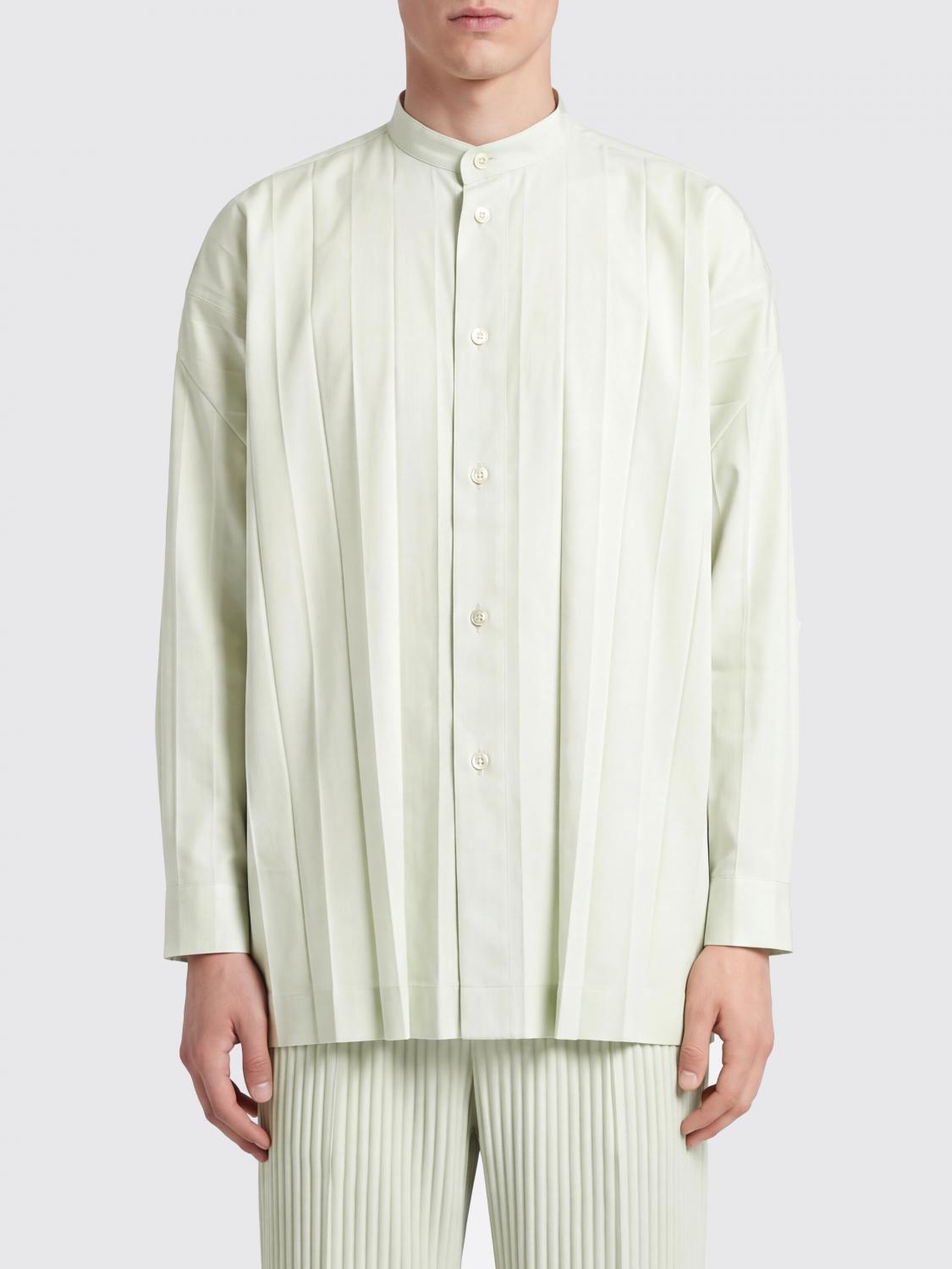 HOMME PLISSE' ISSEY MIYAKE Camicia Uomo colore Verde