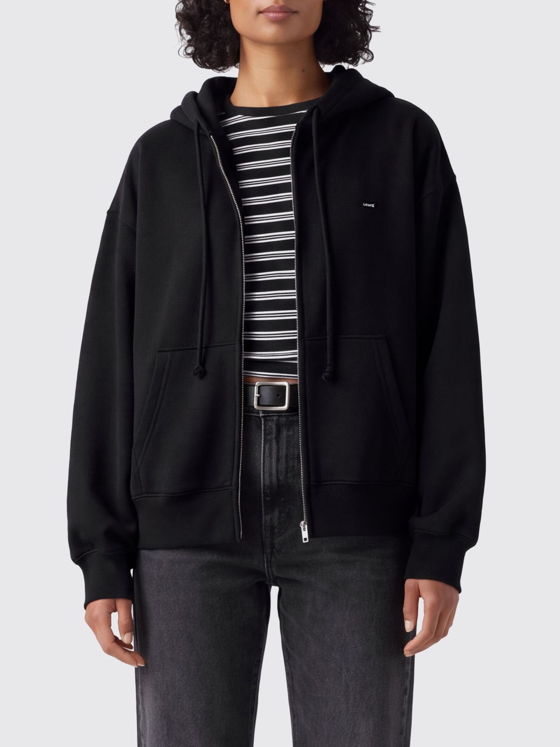 LEVI'S Felpa Donna colore Nero