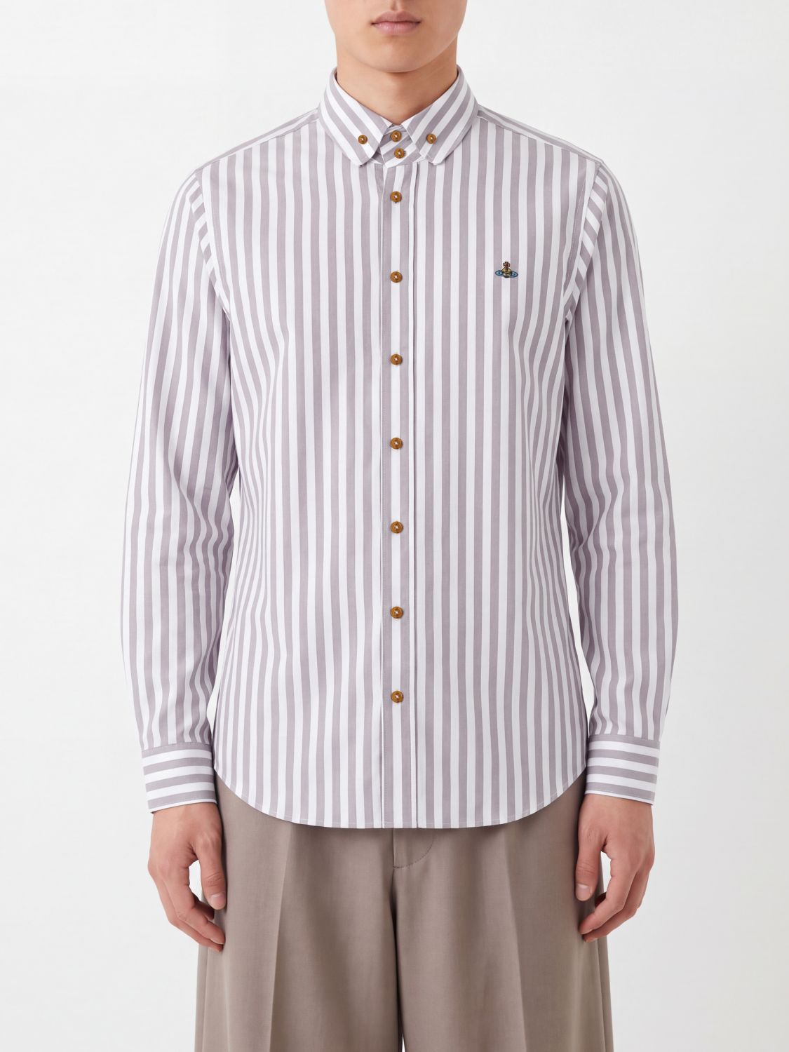 VIVIENNE WESTWOOD Shirt Men color Grey