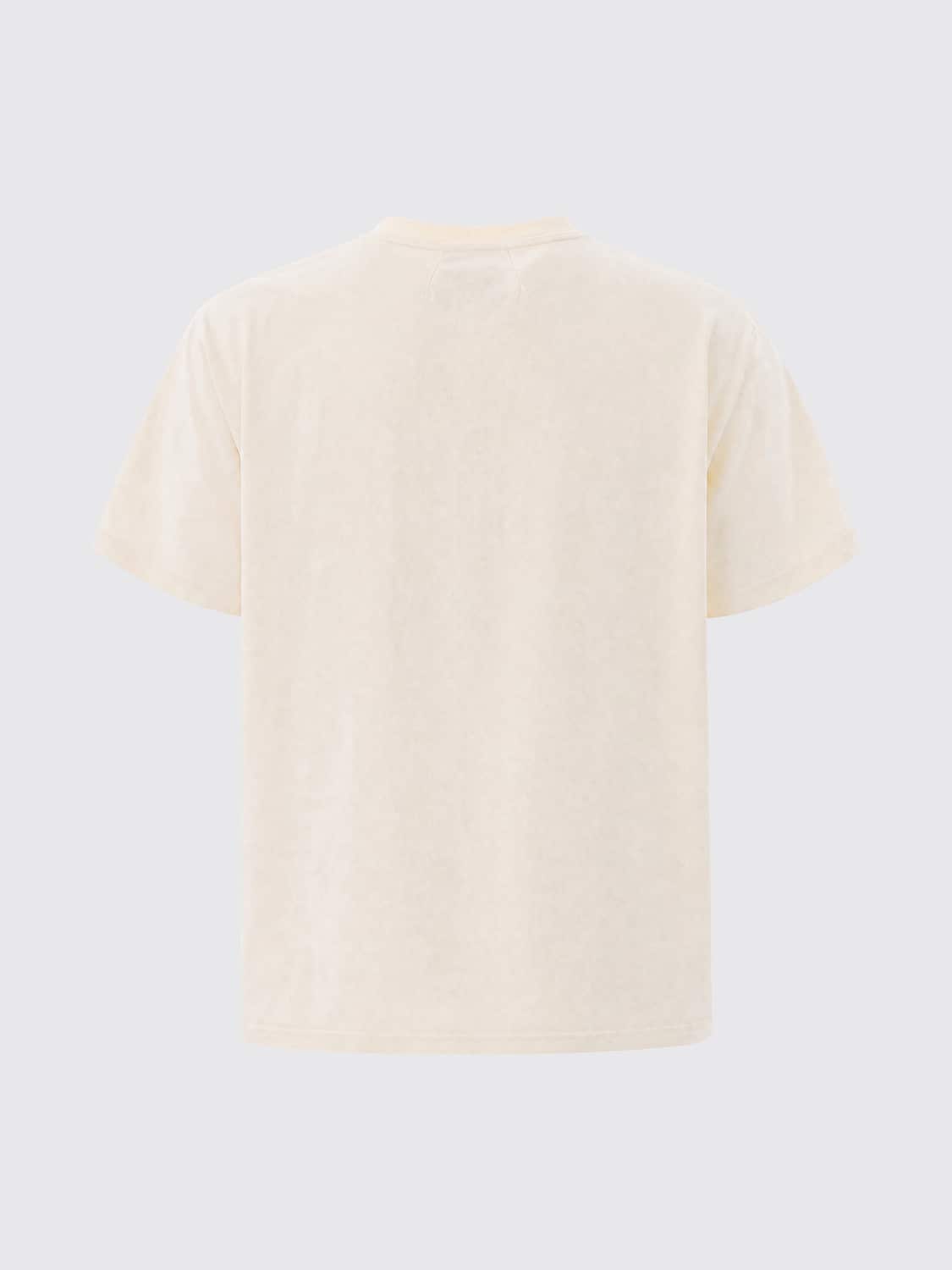 Rhude 프론트 그래픽 프린트 로고 코튼 티셔츠
