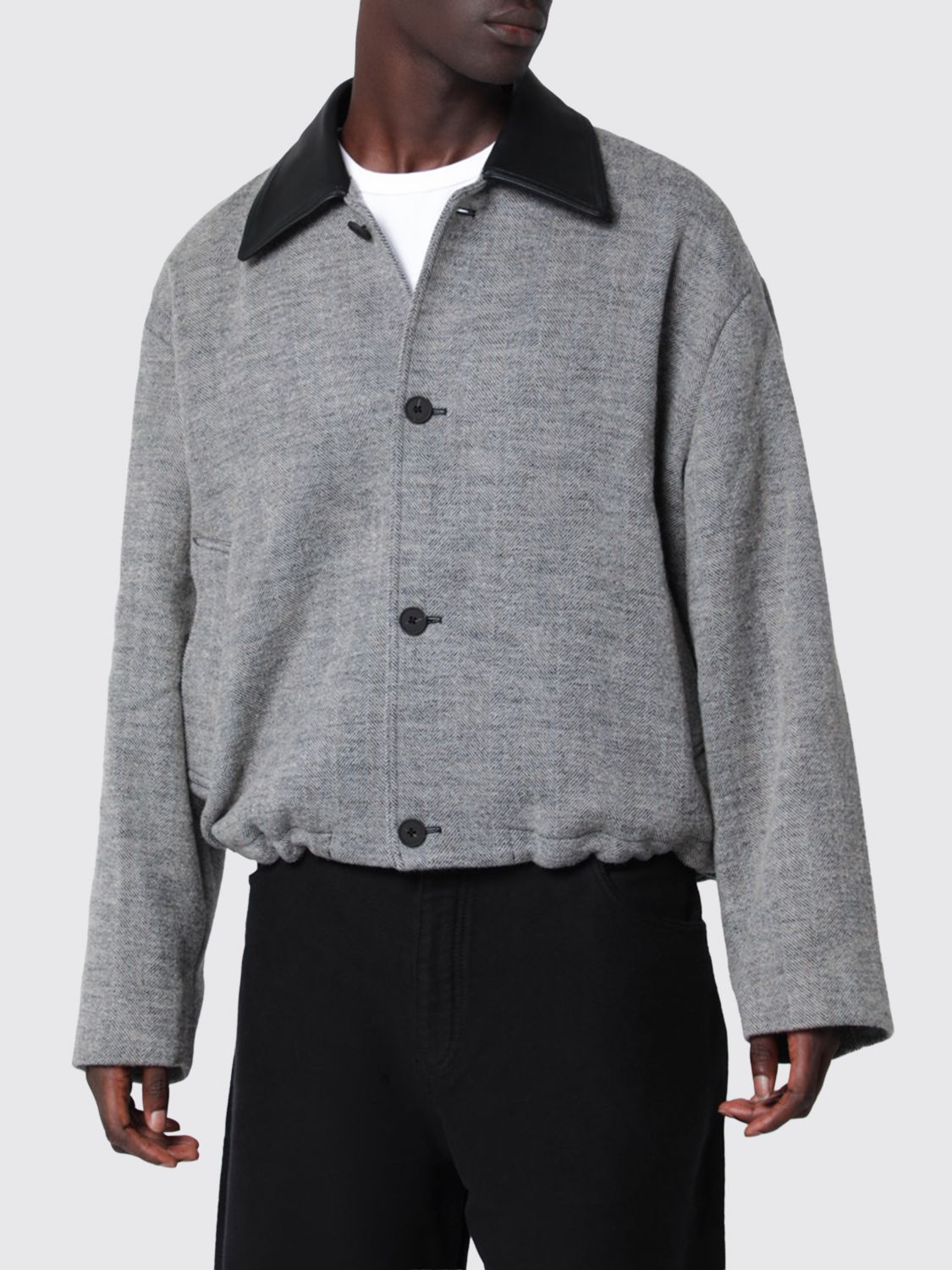 Studio Nicholson Coat Men Color Black In Gray