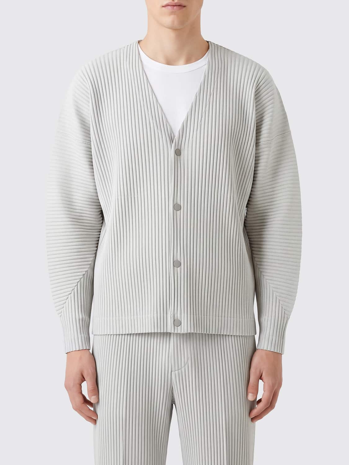 HOMME PLISSE' ISSEY MIYAKE Sweater Men color Grey