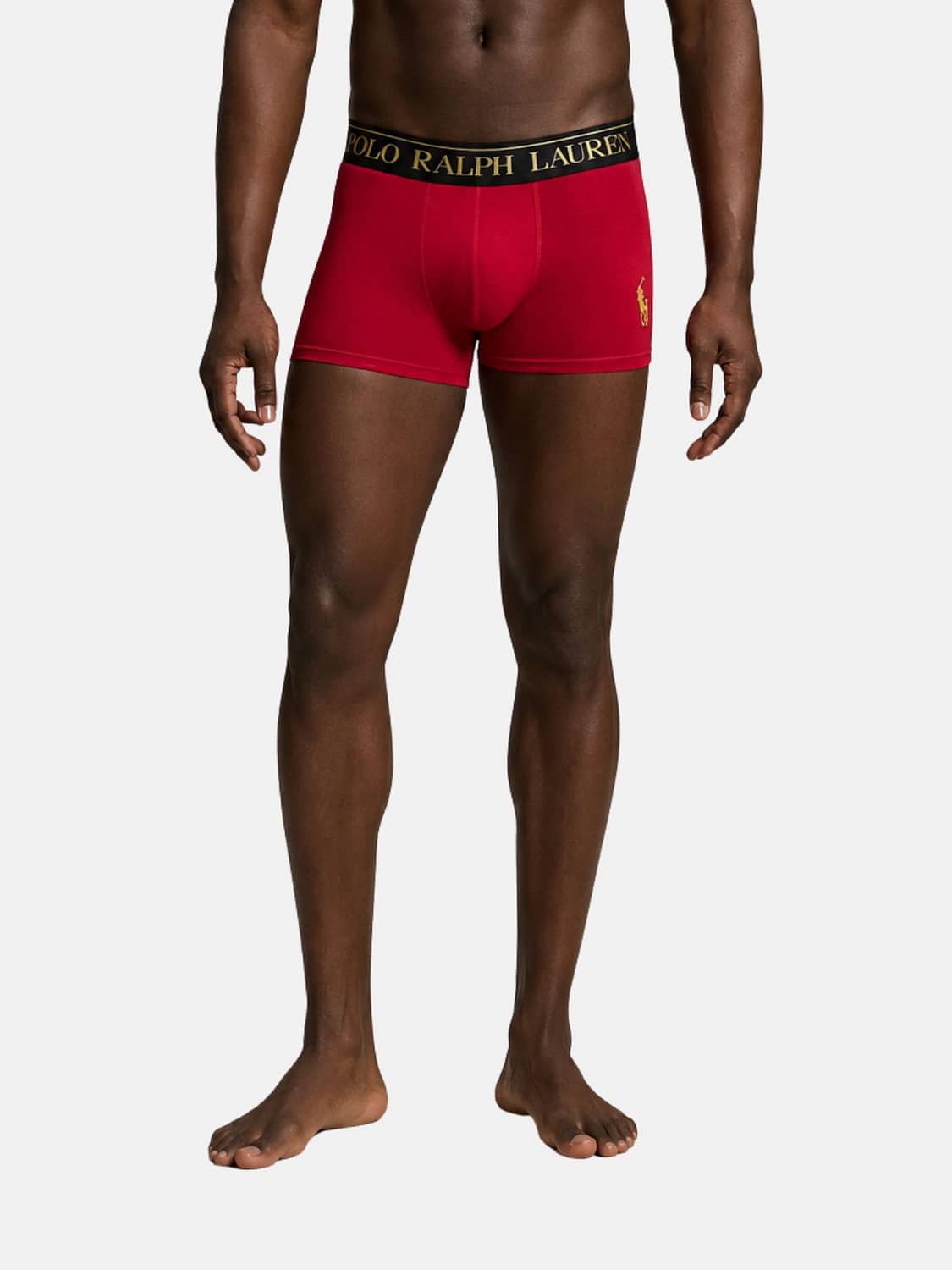 POLO RALPH LAUREN Set of Two Stretch Cotton Trunks with Pony Logo
