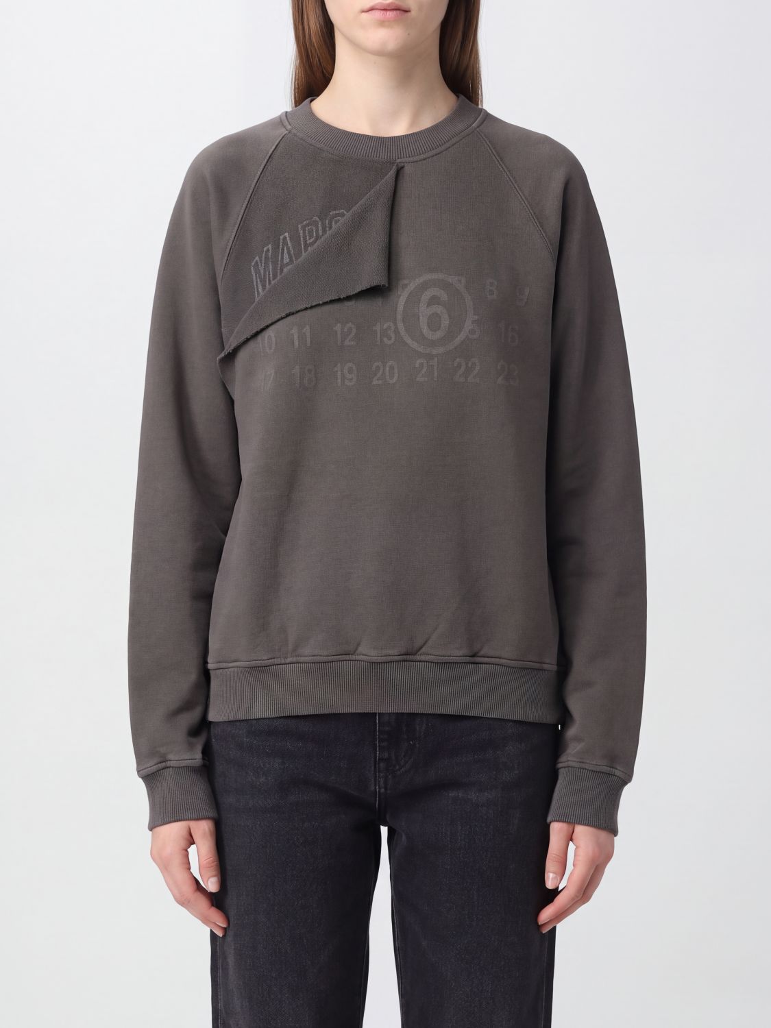 MM6 MAISON MARGIELA Felpa Donna colore Grigio