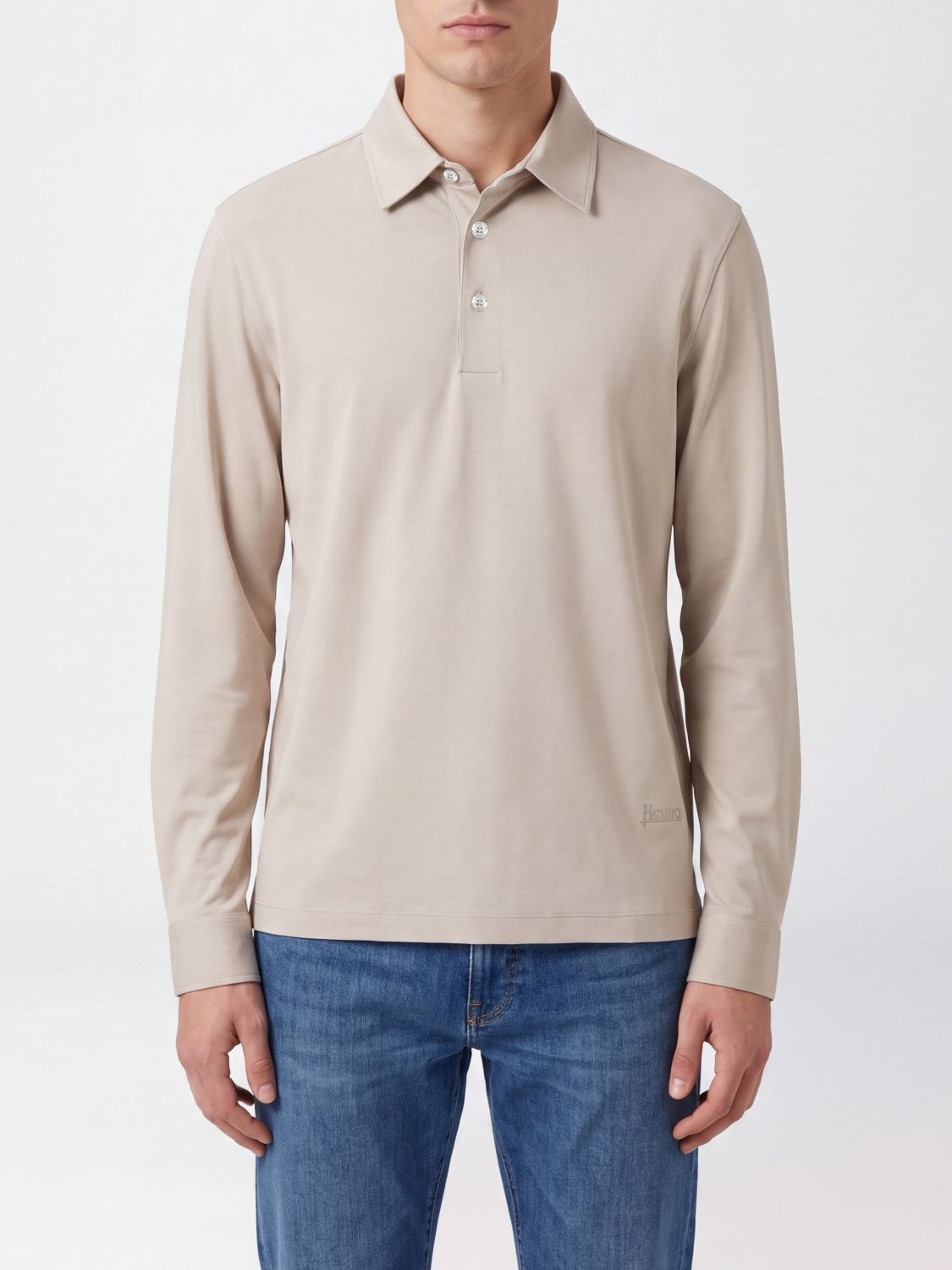 Herno Polo Shirt in Beige