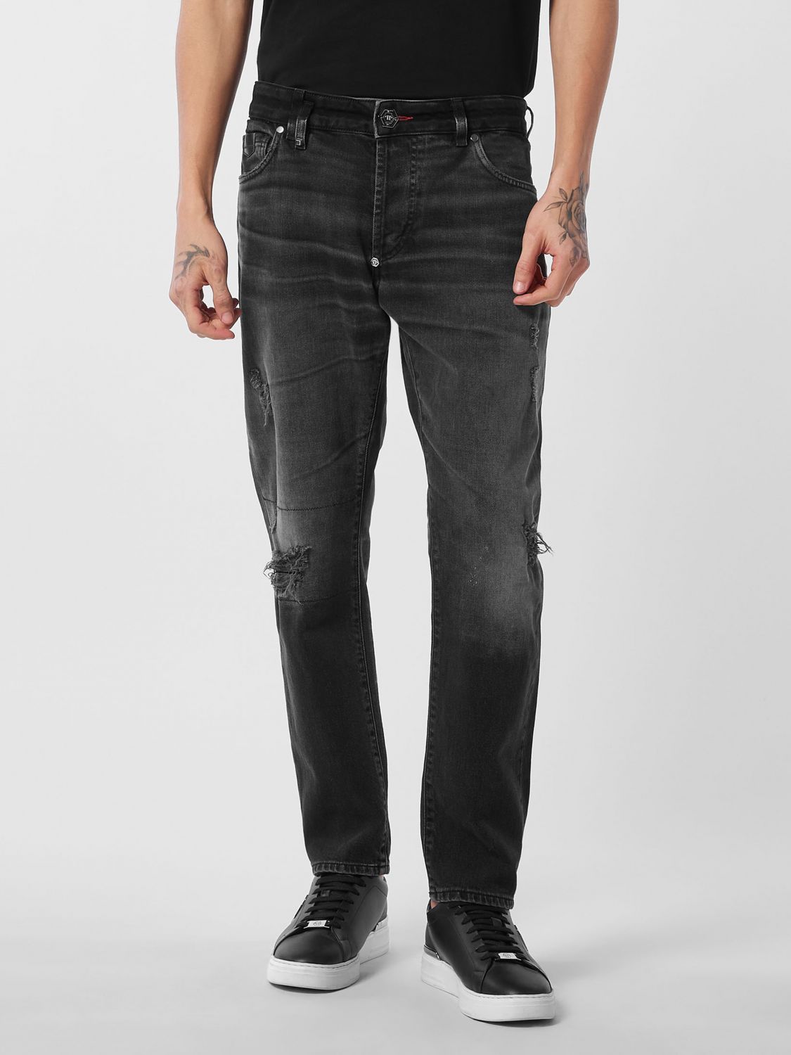 PHILIPP PLEIN Jeans Uomo colore Nero