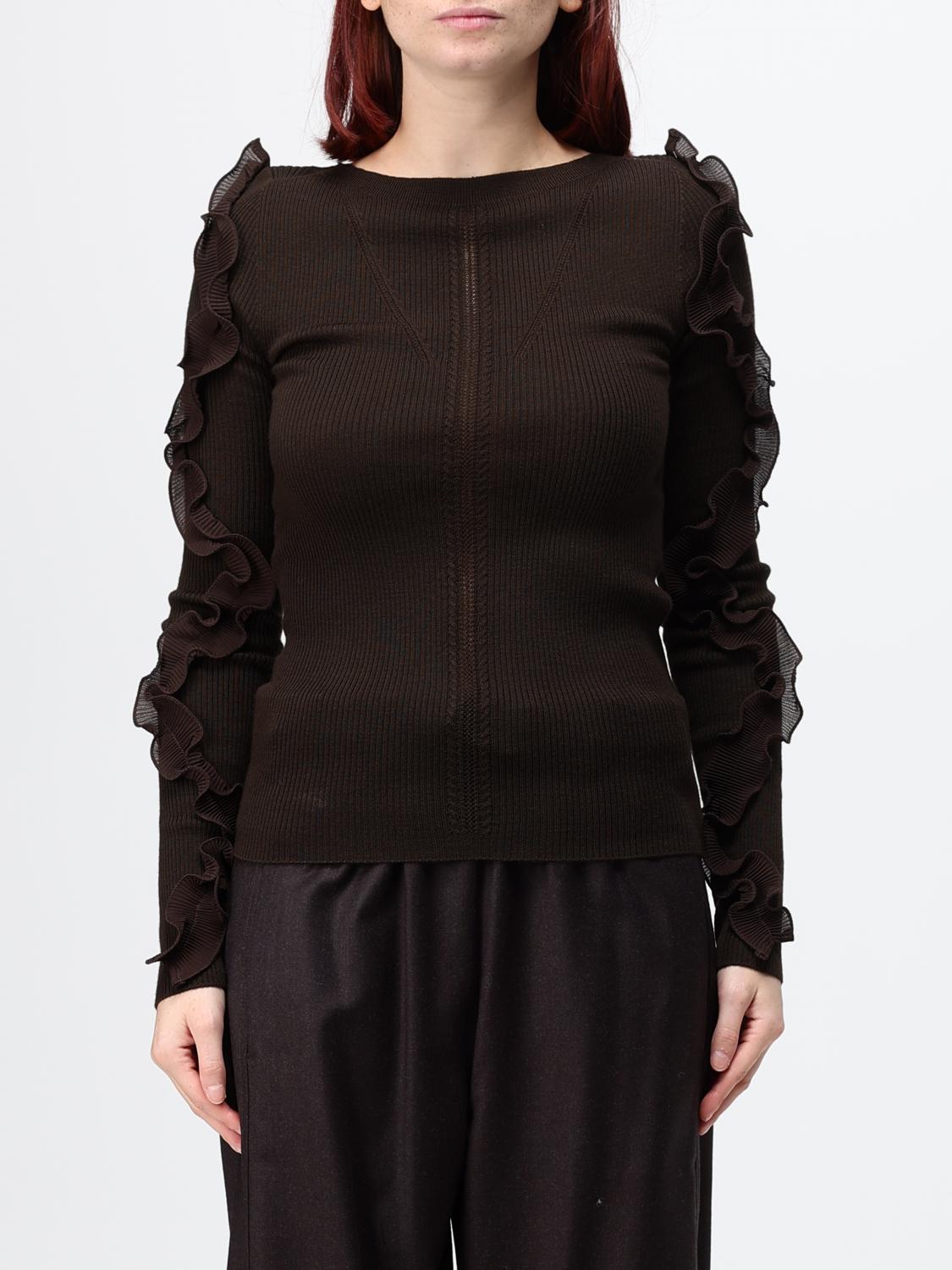 Liu •jo Liu Jo Sweater Woman In Brown