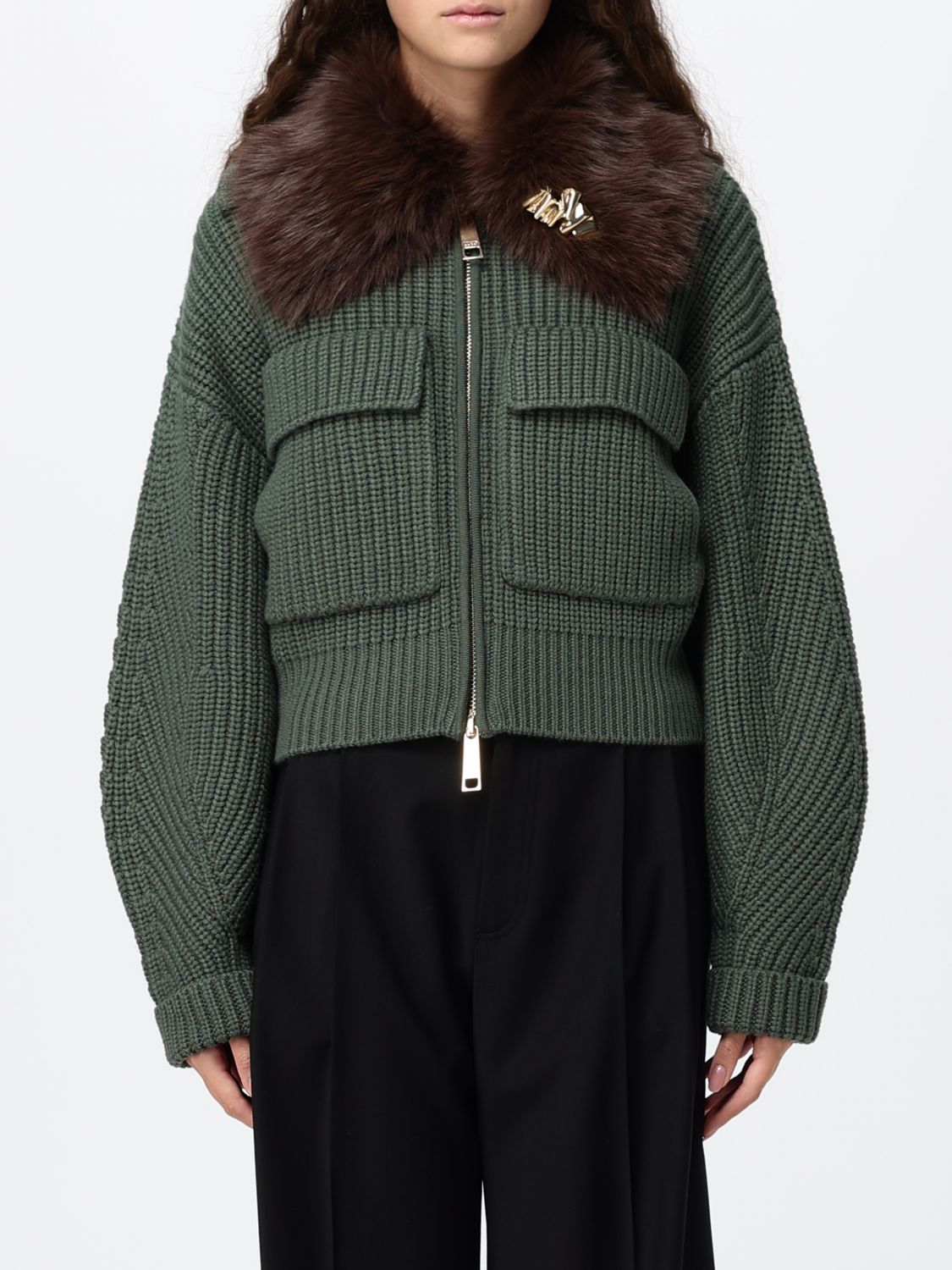 Liu •jo Liu Jo Sweater Woman In Green