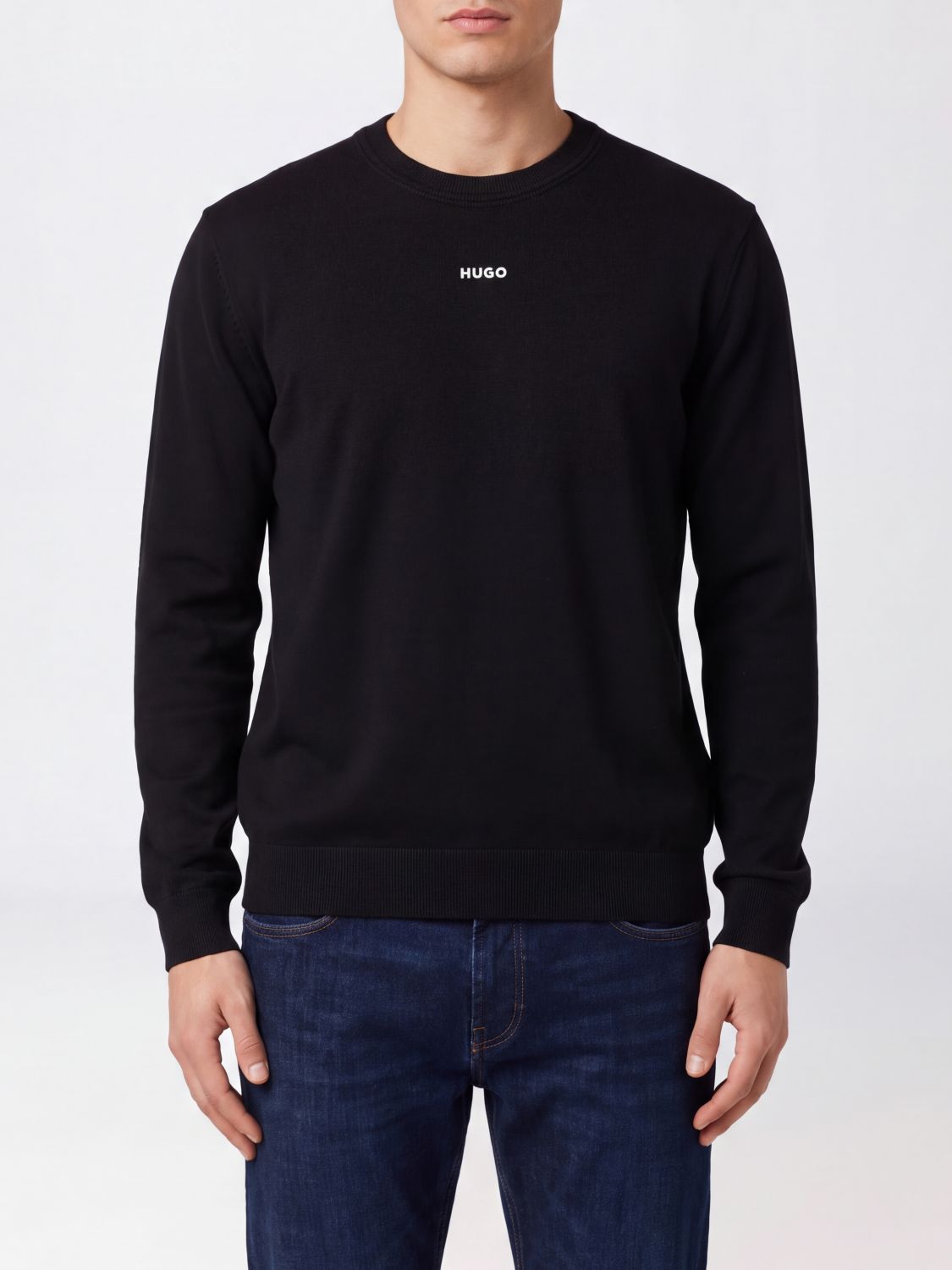 HUGO Felpa Uomo colore Nero