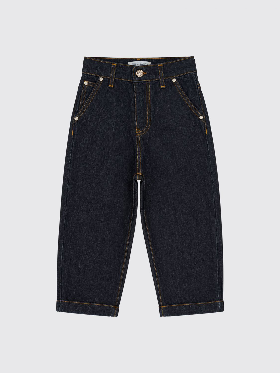 MANUEL RITZ Boy's 5-Pocket Straight Jeans in Cotton Denim MANUEL RITZ Boy's 5-Pocket Straight Jeans in Cotton Denim