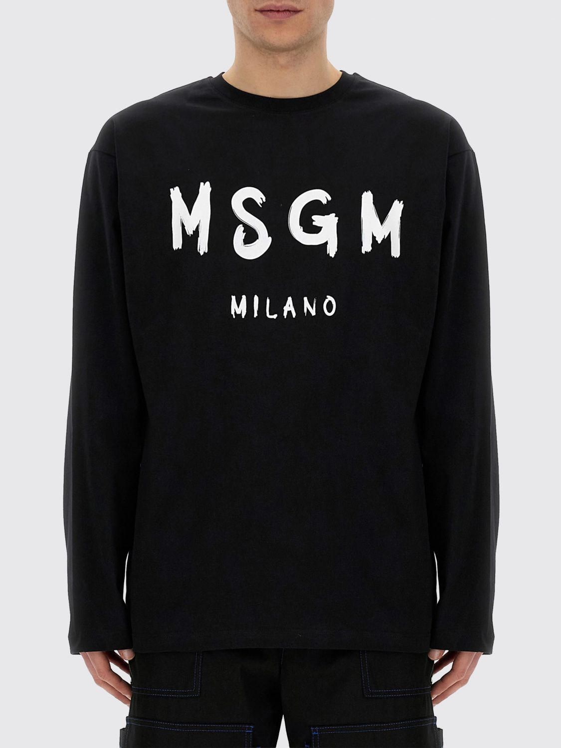 Msgm T-shirt Men Color Black