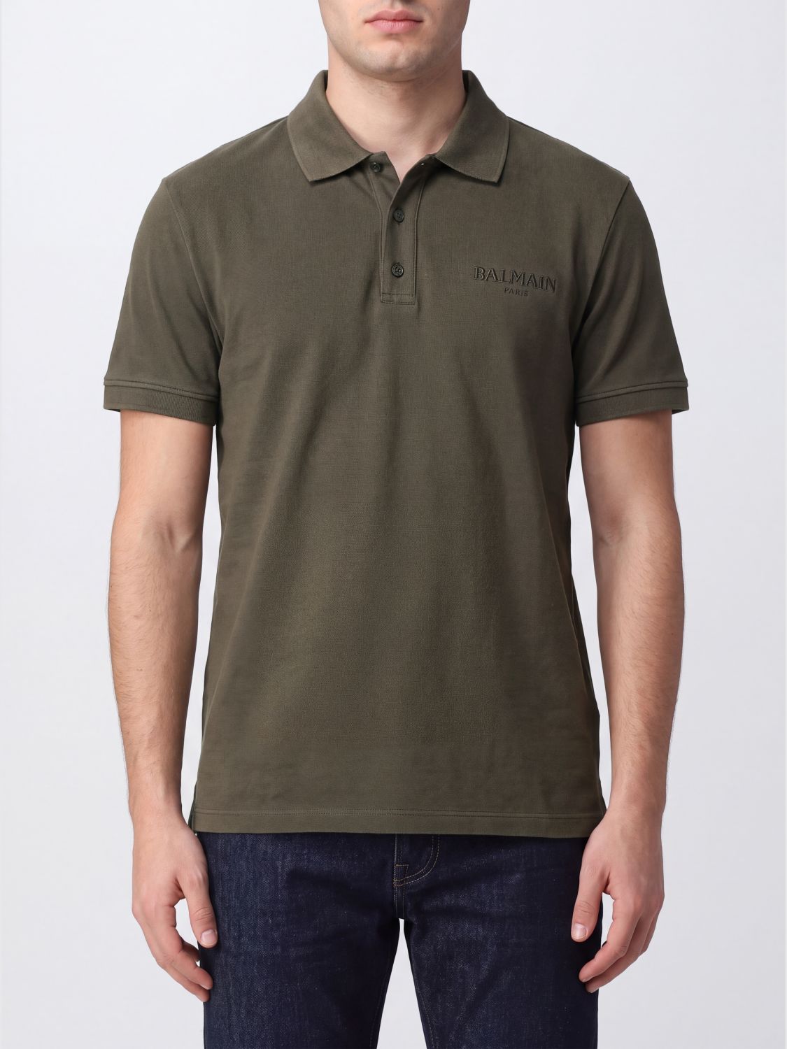 BALMAIN Polo Uomo colore Verde