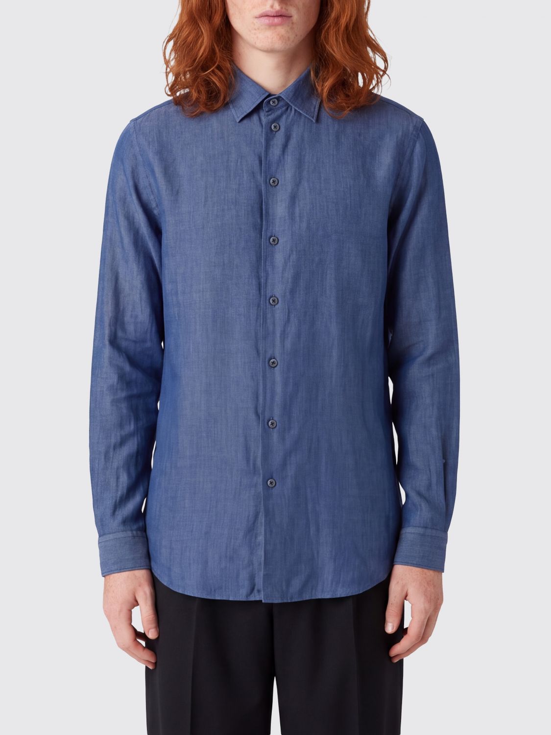 EMPORIO ARMANI Camicia Uomo colore Blue