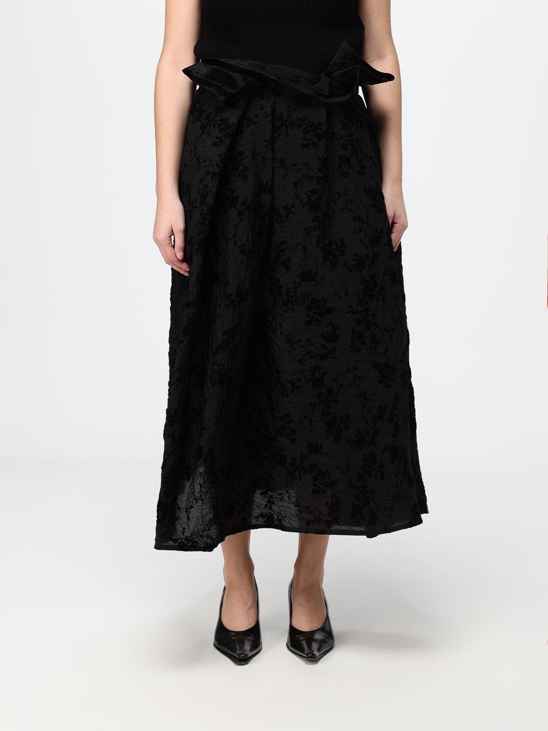TER ET BANTINE Skirt Woman color Black