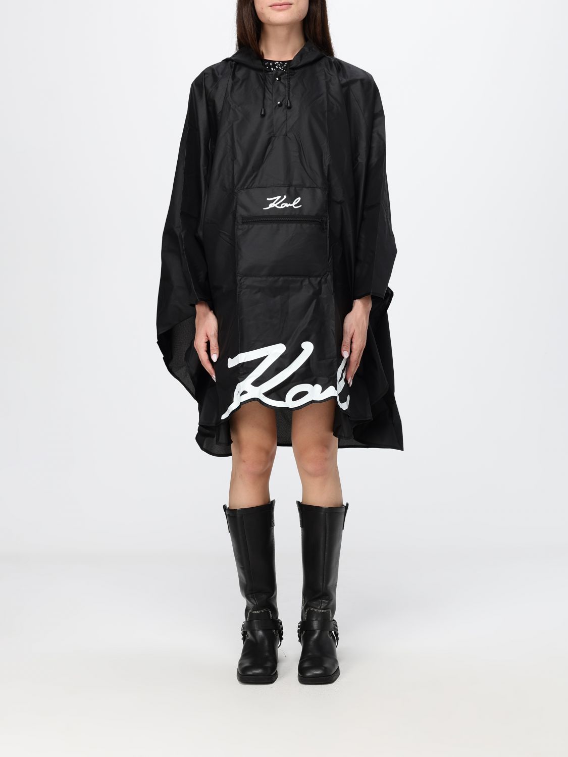 KARL LAGERFELD Mantella Donna colore Nero