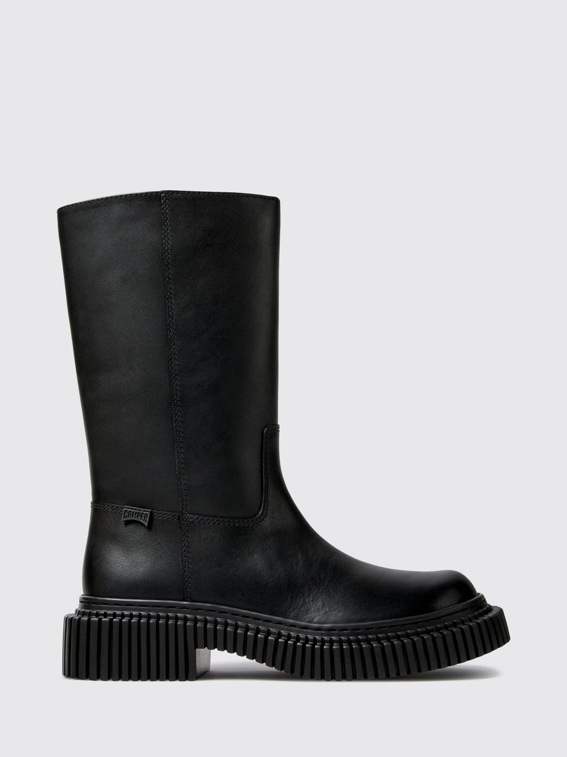 Camper Pix Berlin Leather Biker Boots with Extralight Sole