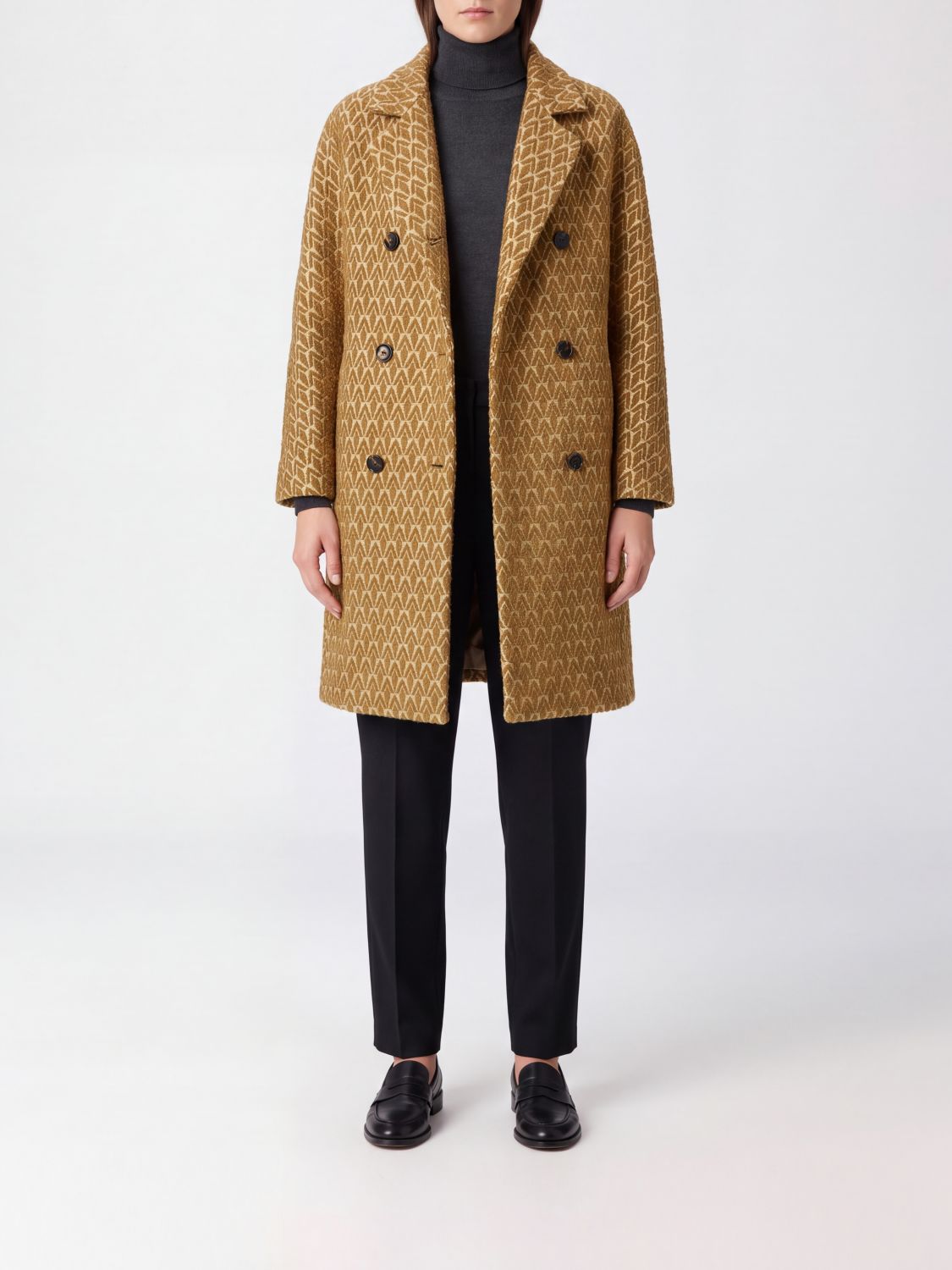 ALBERTO BIANI Coat Woman color Gold