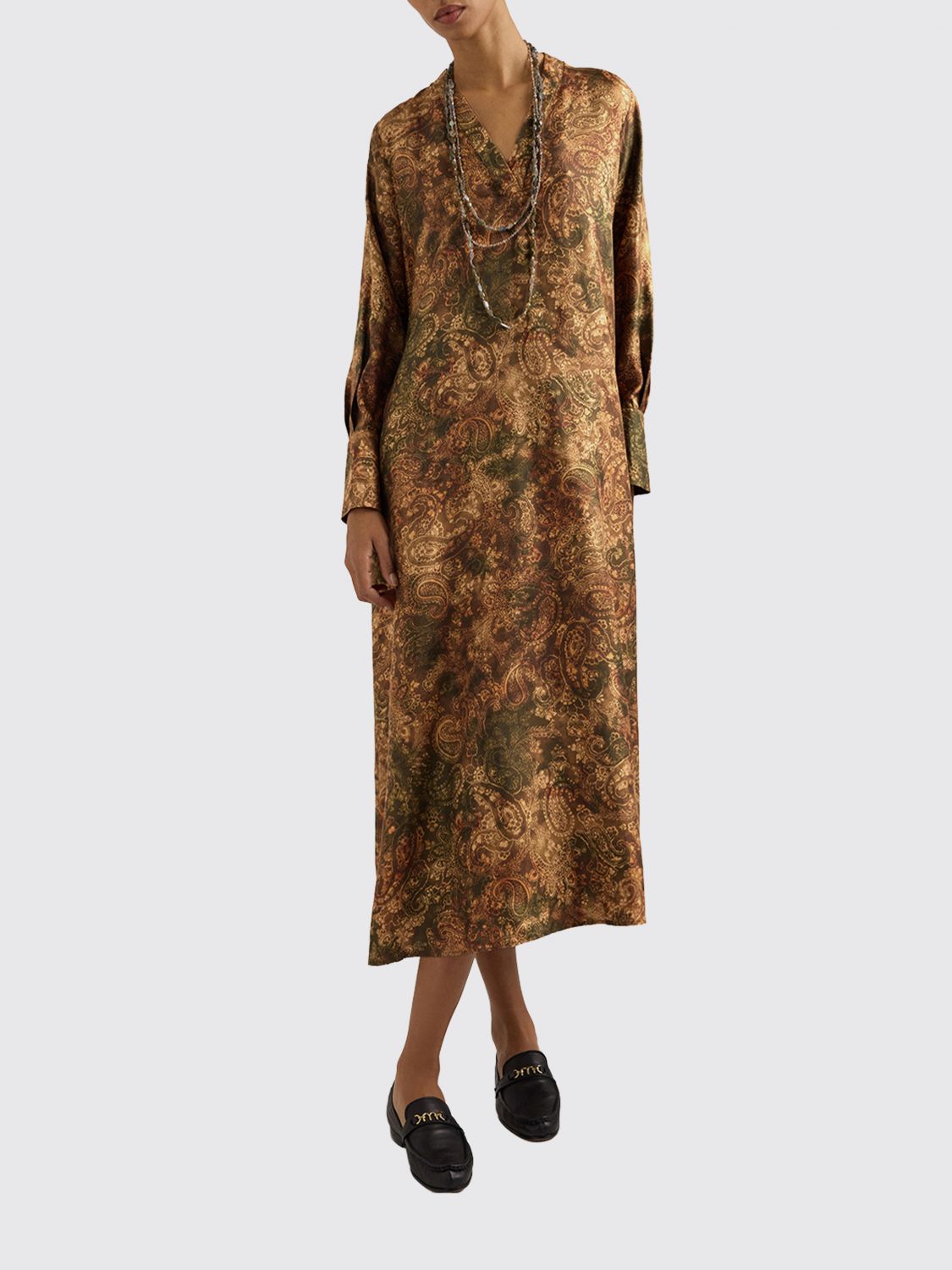 MOMONÌ Dress Woman color Military